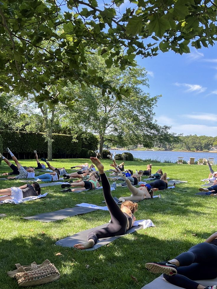 Pilates aan de Kralingse Plas